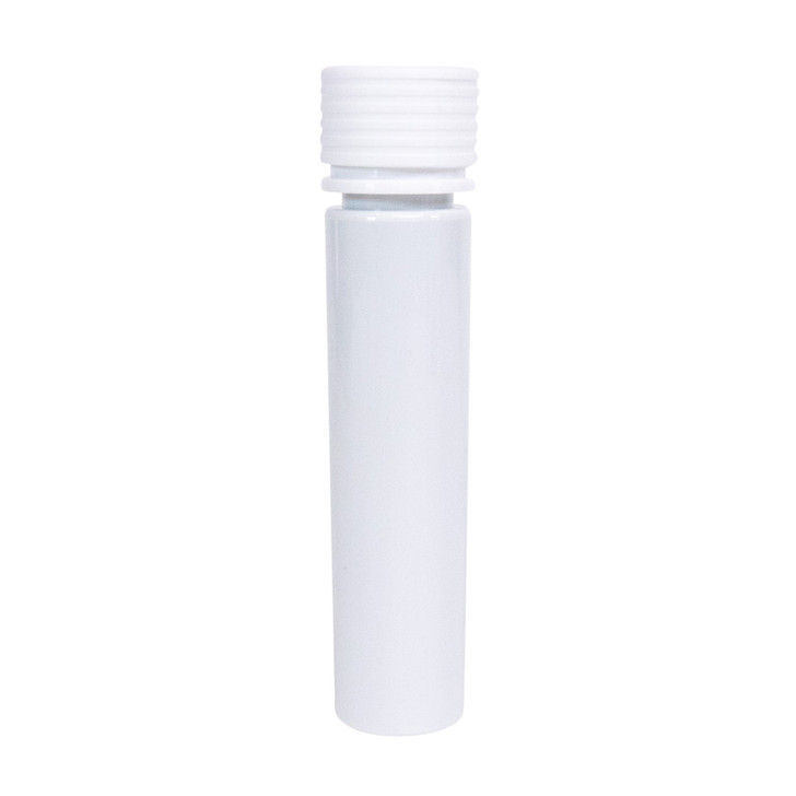115mm White Super Seal Pre-Roll Tubes White Spiral Cap - Child Resistant, Tamper Evident, and Air-Tight Pre-Roll Packaging [200 per Case]