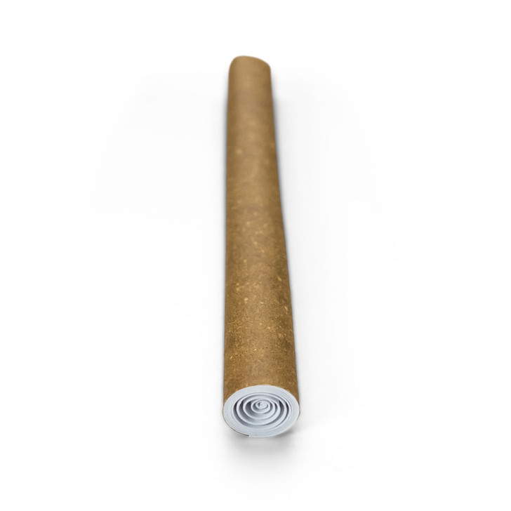 109mm Pre-Rolled Tube Brown Hemp Wrap Blunt with Spiral Tip (11mm x 26mm) [100 per box]