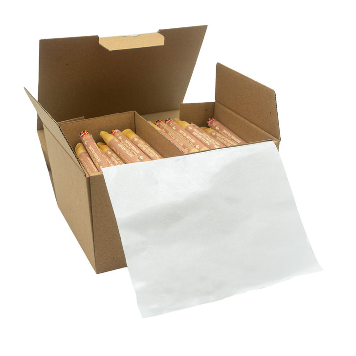 109mm Pre-Rolled Tube with 11mm Wood Tip - Natural Brown [100 per Case]