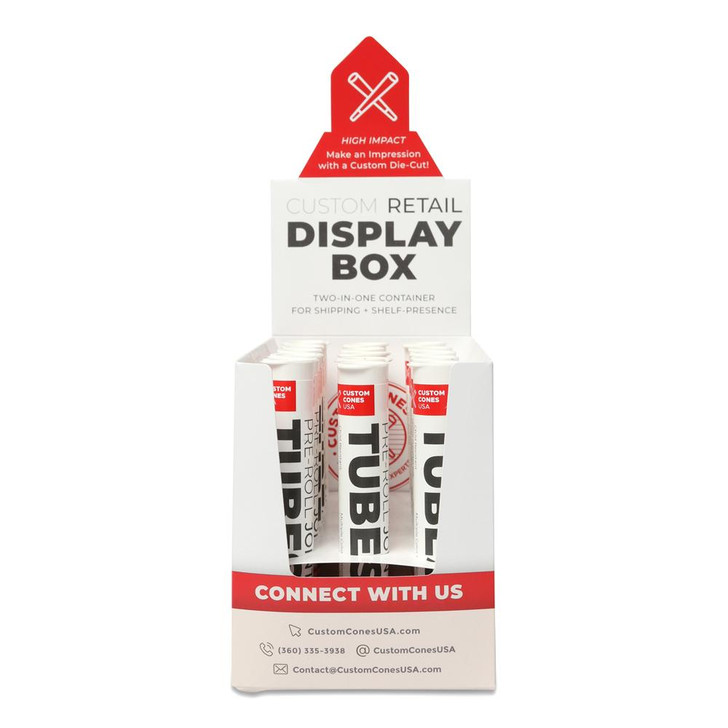  Custom Pre-Roll Retail Display Box - Joint Tubes 