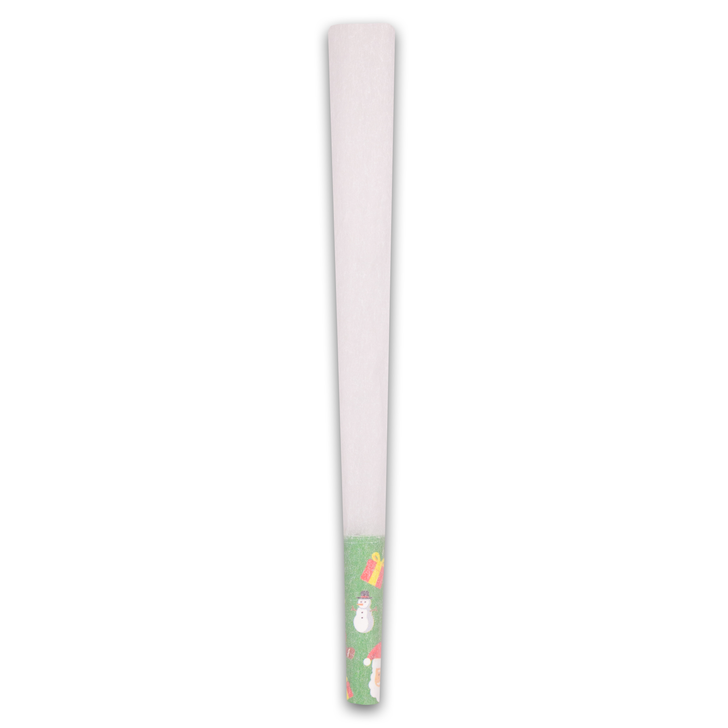 109mm Christmas Pre-Rolled Cones - Refined White - [800 Cones per Case]