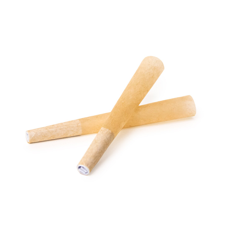 70mm/21mm Mini PreRolled Cones Dog Walkers Natural Brown Custom