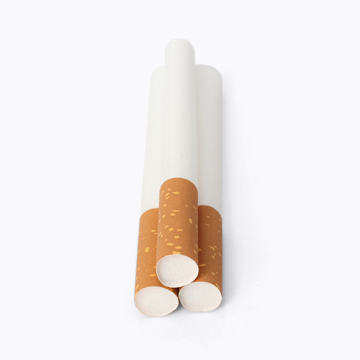 Cigarette Style Tubes Standard Filter, White Cigarette Paper