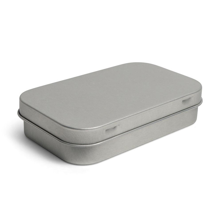  Small Retroflip Pre-Roll Tin - Child Resistant - Silver - [200 per Case] 
