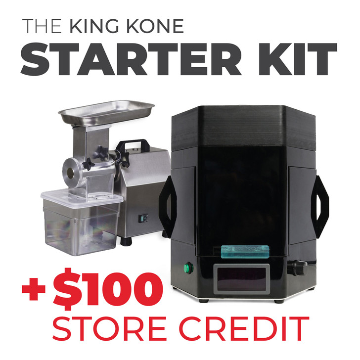 King Kone Starter Kit - Filling Machine, Grinder Plus $200 Instant Rebate and $100 Store Credit