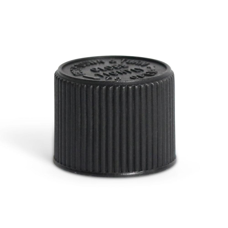  22mm Black Ridged CR Cap [400 per Case] [CAP ONLY] 