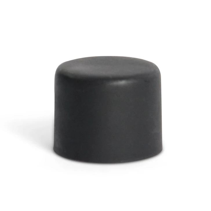  22mm Matte Black Smooth CR Cap [400 per Case] [CAP ONLY] 