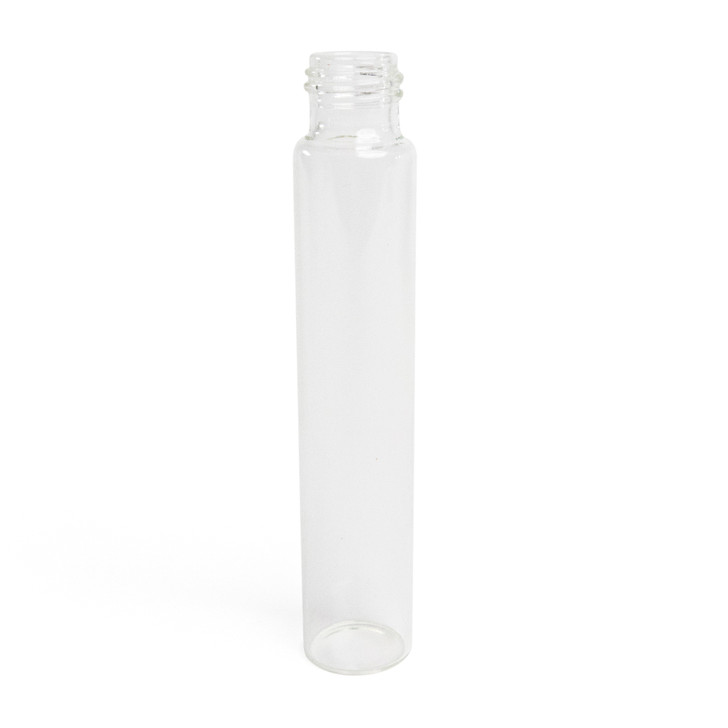 115mm Clear Glass Tube - Non Child Resistant [400 per case] [TUBE ONLY]