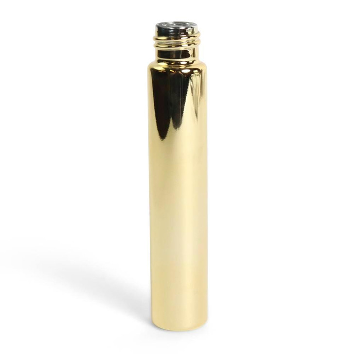  115mm Gold Glass Tube - Fits 22mm Cap - Child-Resistant - [400 per Case] [TUBE ONLY] 