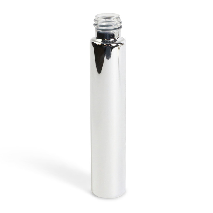 115mm Silver Glass Tube - Fits 22mm Cap - Child-Resistant - [400 per Case] [TUBE ONLY]