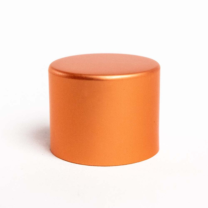  22mm Orange Alumite CR Cap [400 per Case] [CAP ONLY] 