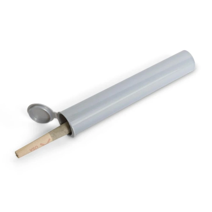  116mm Tech-line Pre-Roll Tube - Silver - Child Resistant [1000 tubes per Case] Made in the USA 