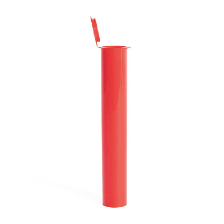  116mm Tech-line Pre-Roll Tube - Strawberry Red - Child Resistant [1000 tubes per Case] Made in the USA 