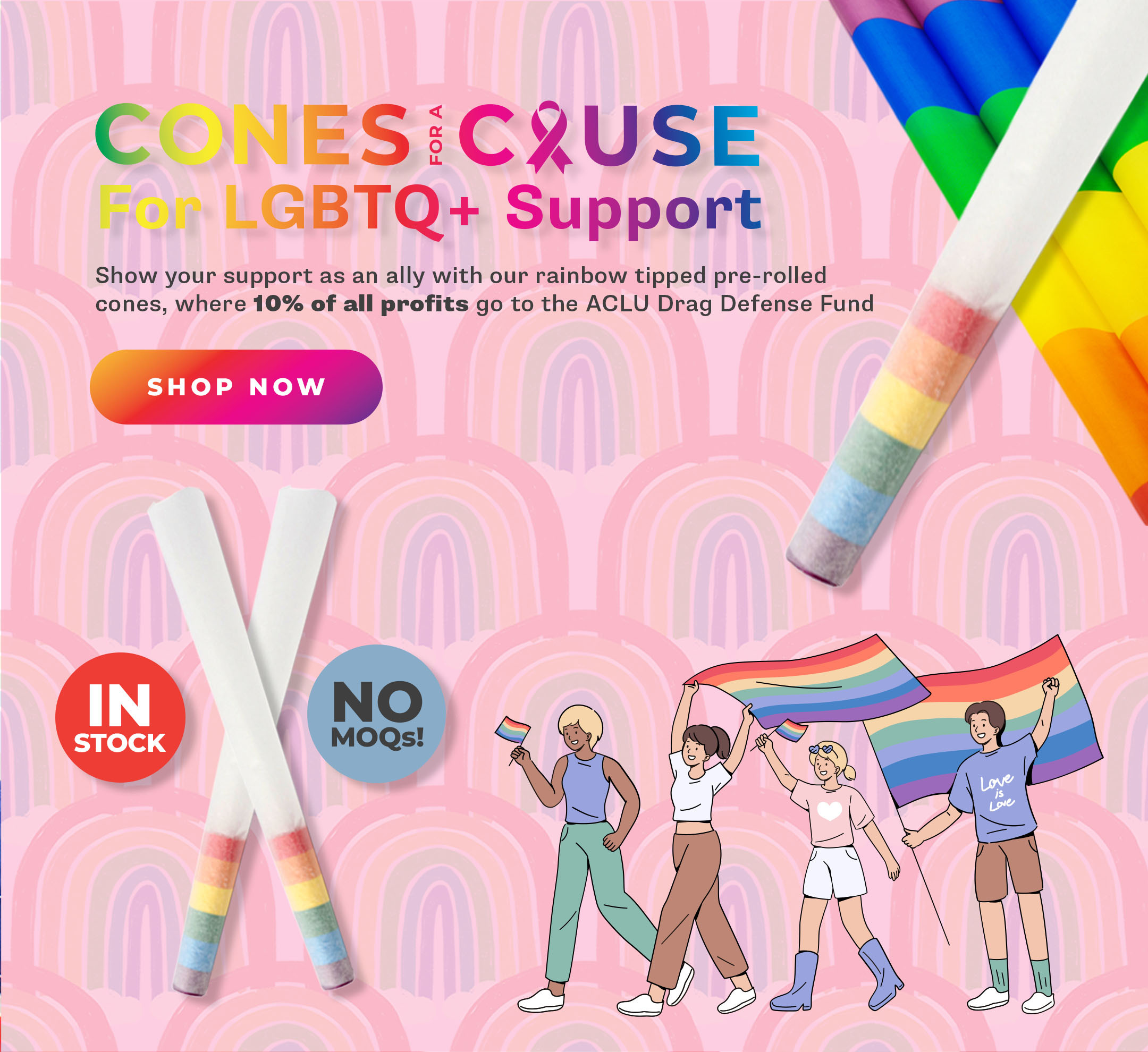 Cones for a Cause for LGBTQ+ Support - Learn More