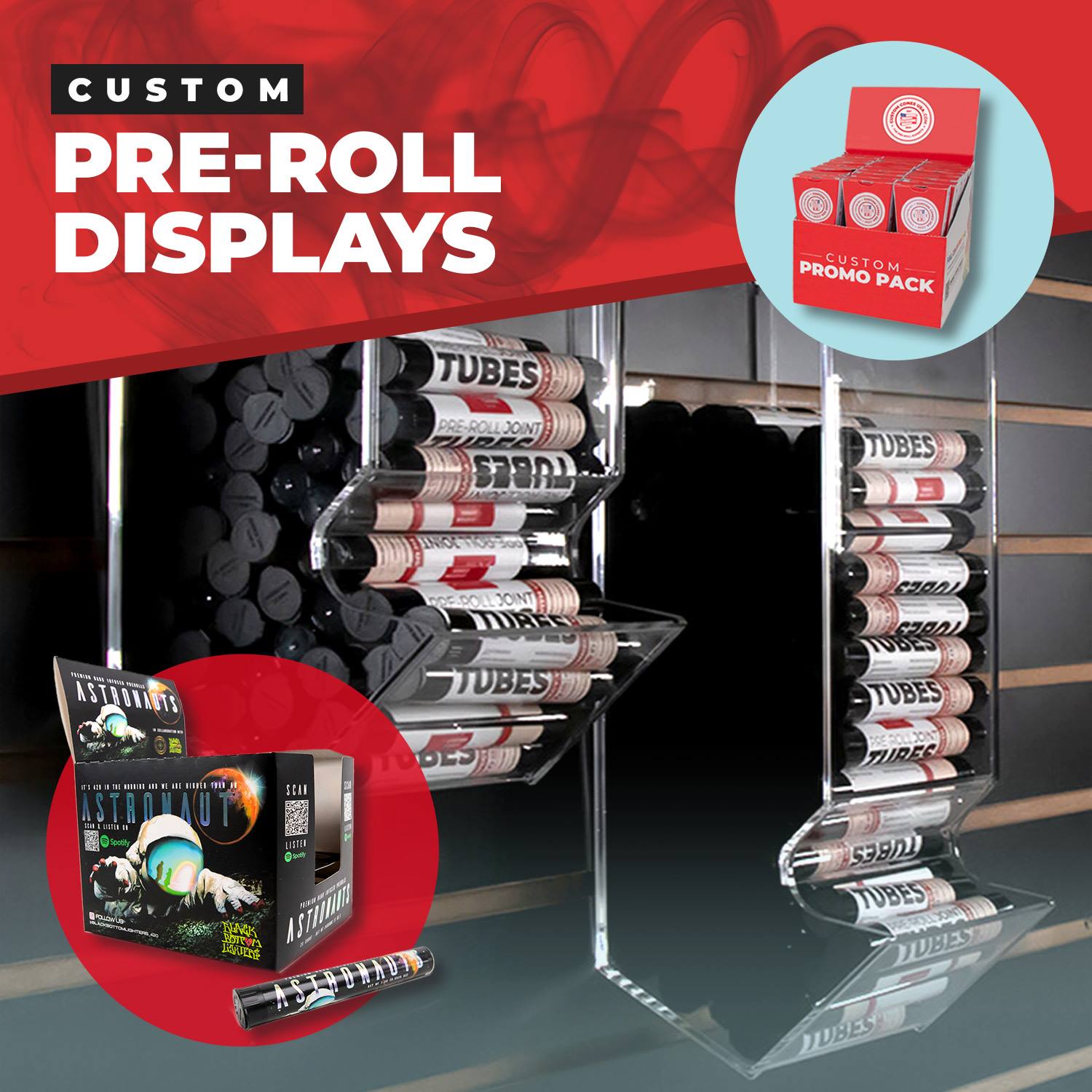 Custom Pre-Roll Displays