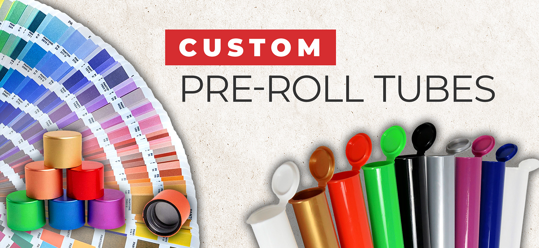 Personalized Pre Roll Tubes with Your Print Logo - Order Today