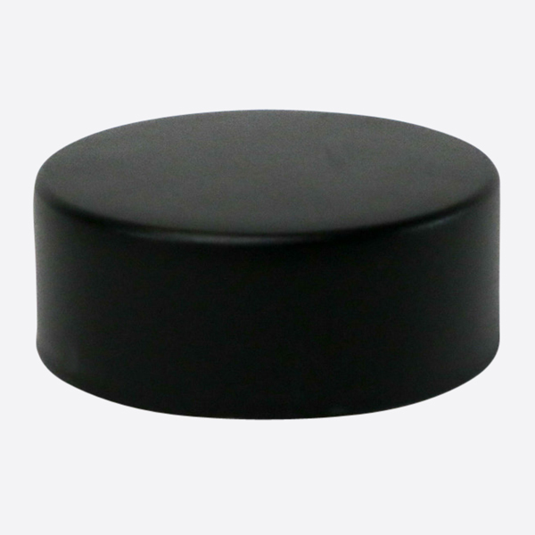 44mm Jumbo Matte Black Smooth Cap - Child Resistant - [CAP ONLY]