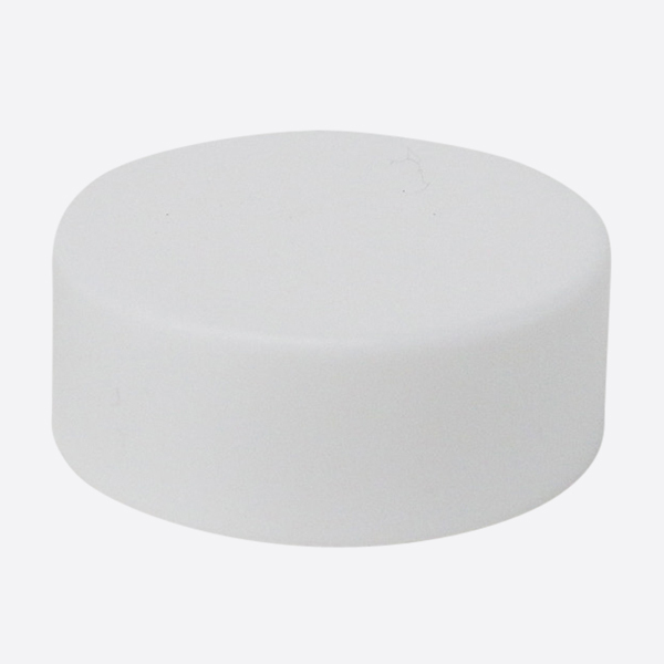 44mm Jumbo Matte White Smooth Cap - Child Resistant - [CAP ONLY]