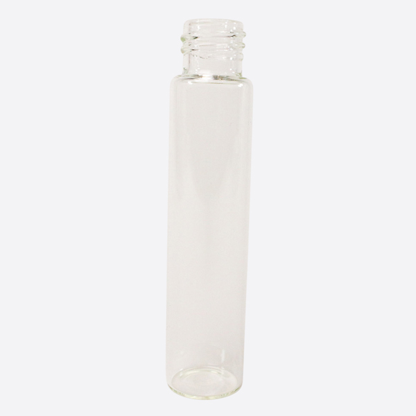 Child Resistant 100mm Clear Glass Tube