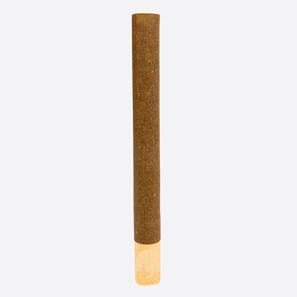 109mm Pre-Rolled Tube Standard Brown Hemp Wrap with Vanilla Wood Tip