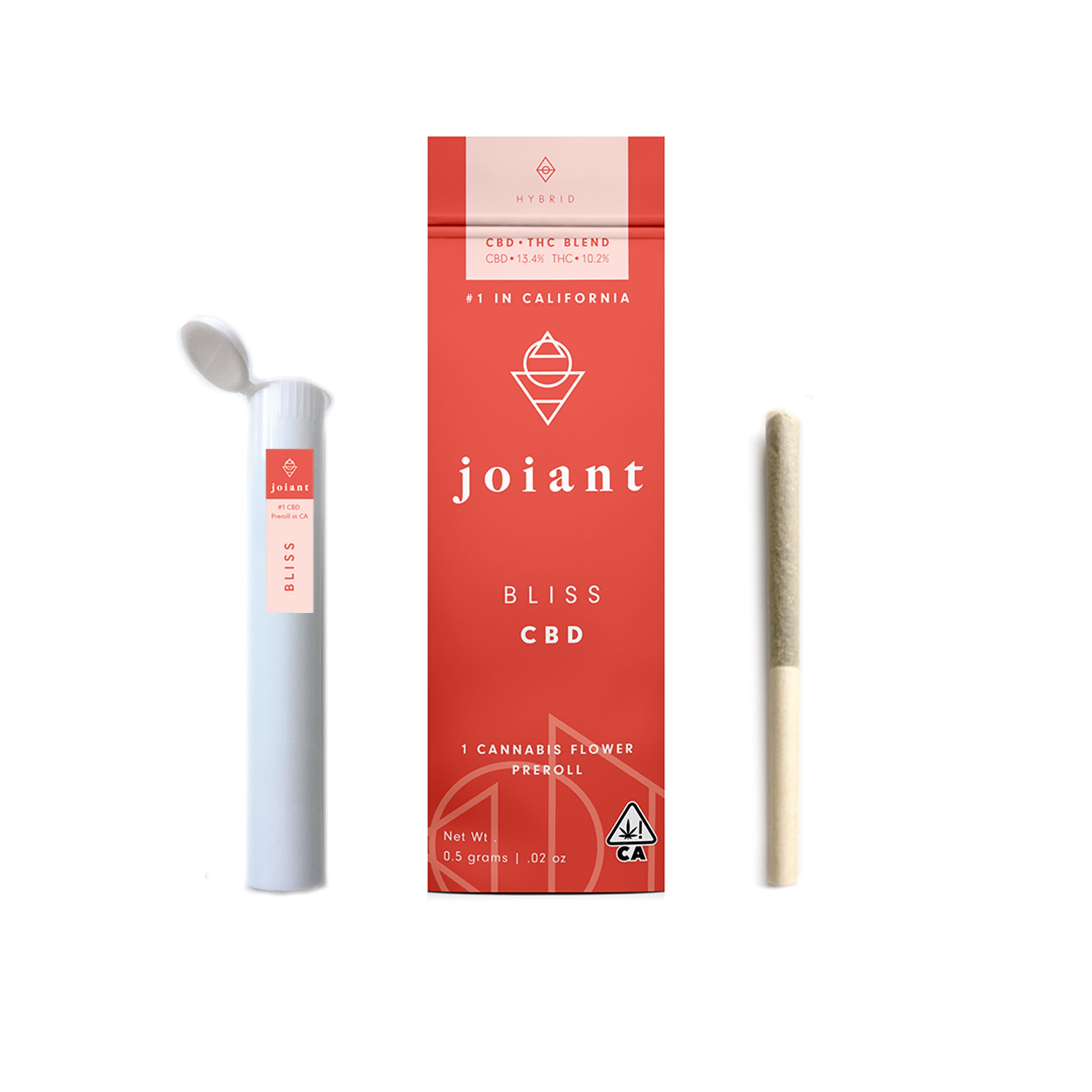 A photo of Joiant Bliss Pre-Roll Packaging