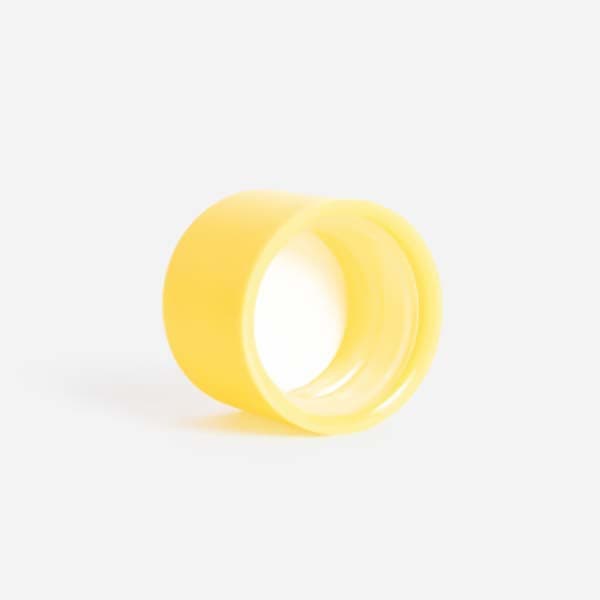 yellow cap for pre-roll glass tube packaging