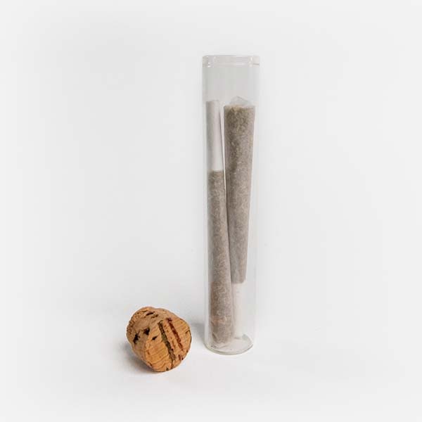 79mm Clear Glass 18/400 Thread Pre-Roll Joint Tubes