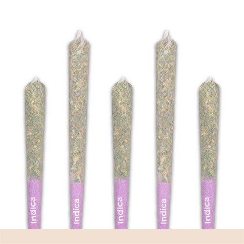 Purple Tipped Cones - Refined White Paper - Designer Pre-Rolled Cones 