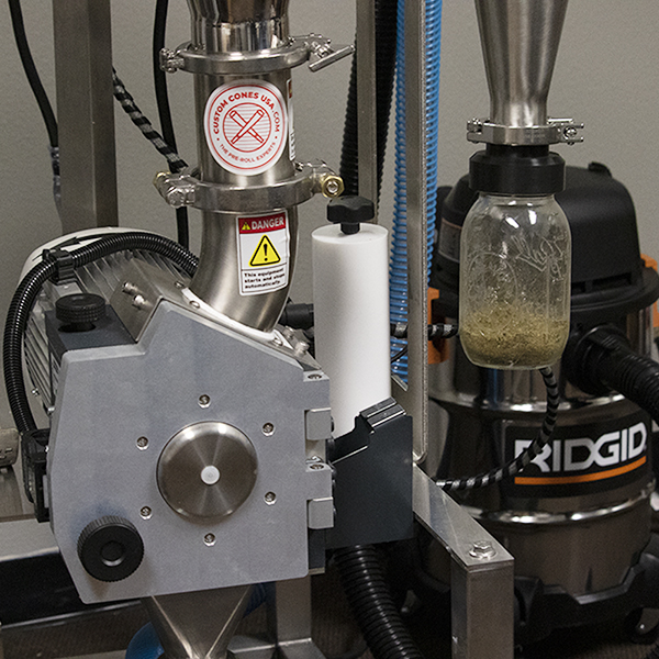 Industrial GrindSizer Model 3 Automated Cannabis Grinder Custom Cones USA