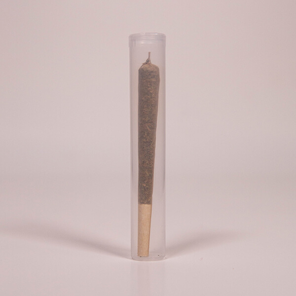 90mm Clear White Glass Pre Roll Tube