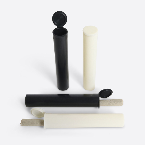 Air tight bioplastic pre-roll tube 