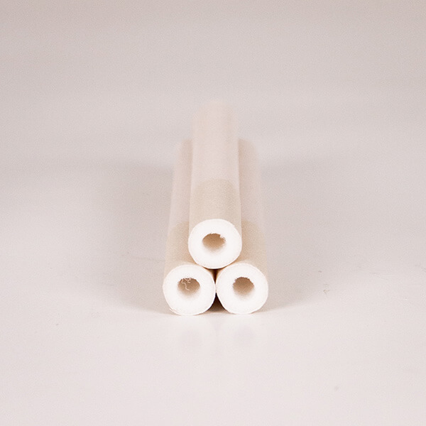 Cigarette Style Tubes - Hollow-Tip Filter, Unbleached Flax Paper