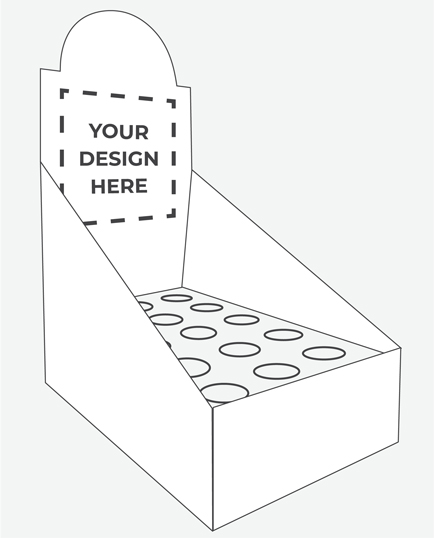 Tiered Joint Tube Display - (Display for Pre-Rolls) - Bud Bar Displays®