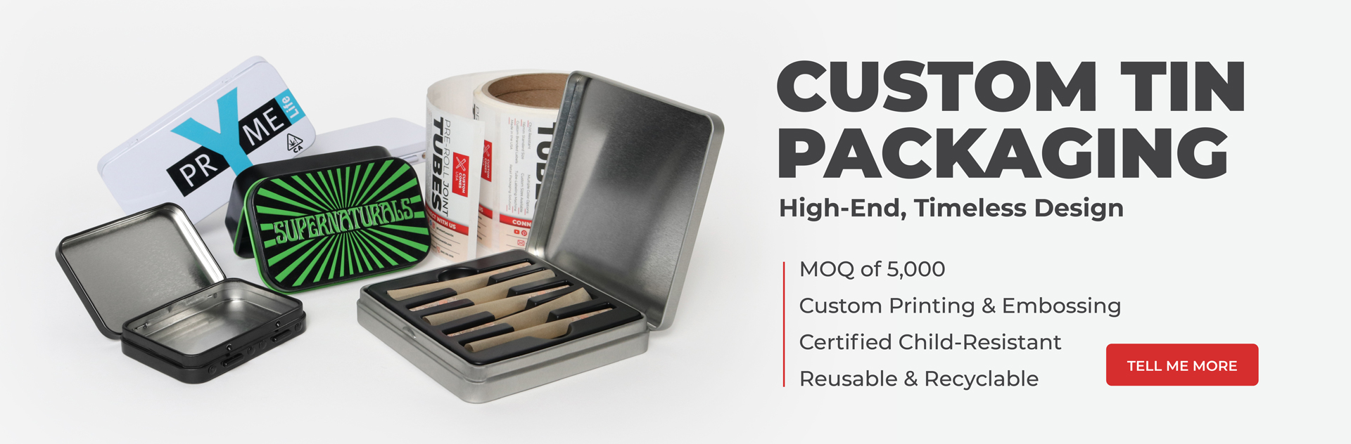 Custom Tin Packaging Custom Cones USA