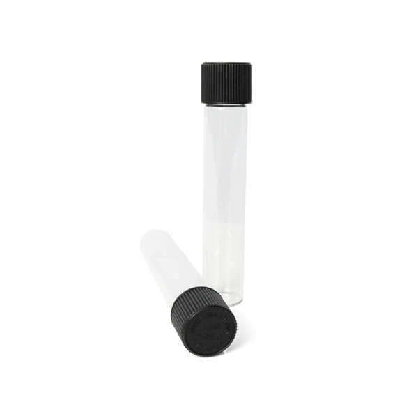 Black Cap Child Resistant Pre-Roll Tubes (400Qty)