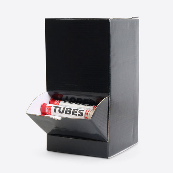 114mm clear tube with 3 pre-rolls and humidity pack