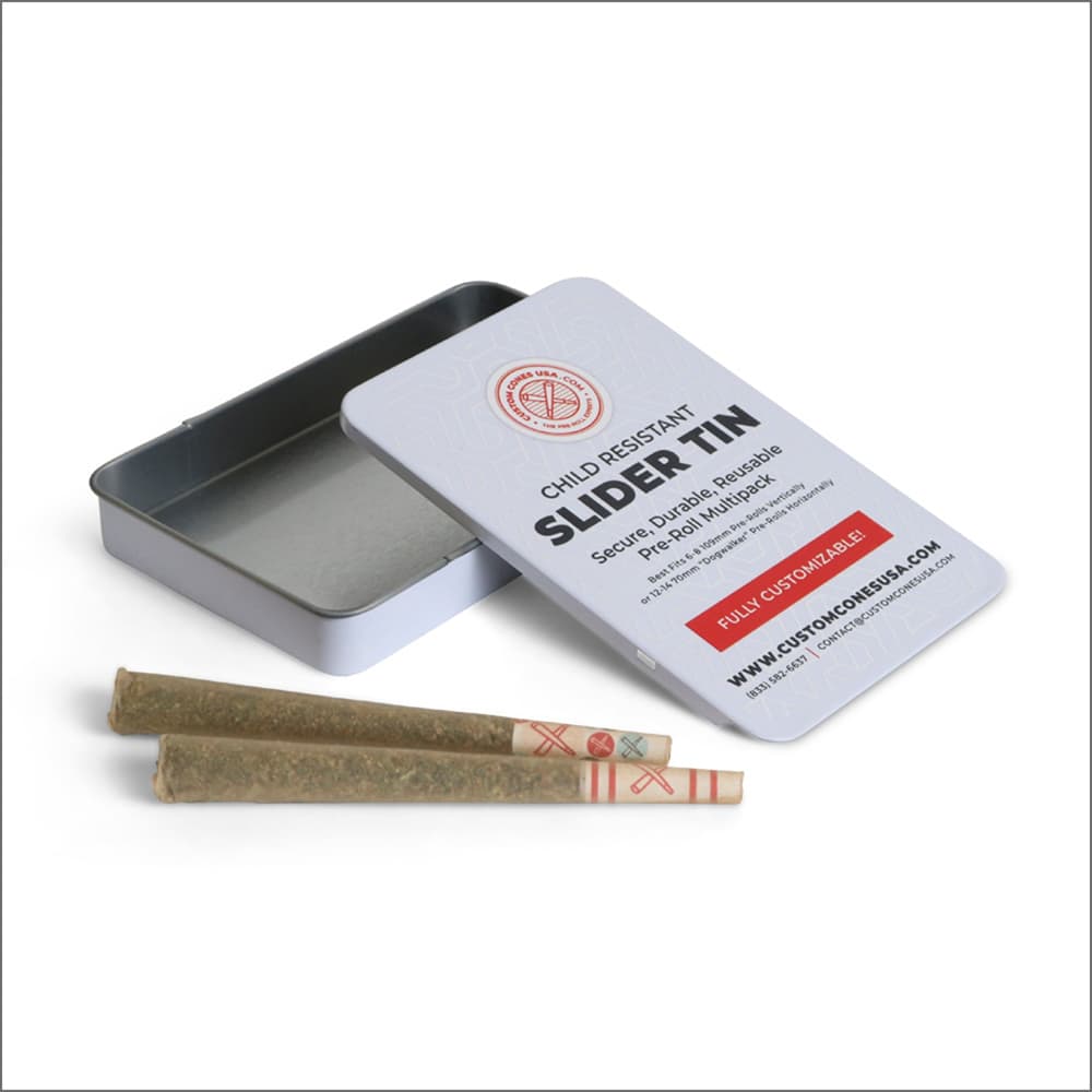 Custom Pre-Roll Slider Tins