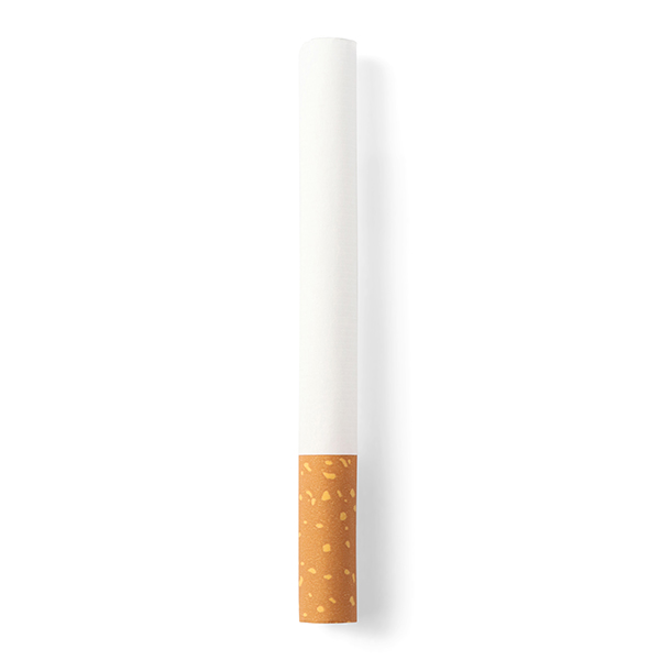 Cigarette Style Tubes - Hollow-Tip Filter, Unbleached Flax Paper, Cream Tip