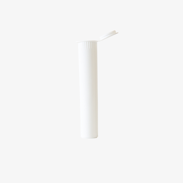 white plastic pop-lock tube 95mm