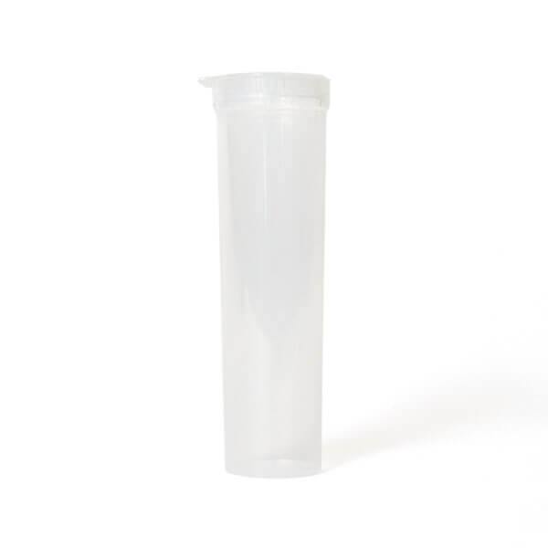 114mm clear tube with 3 pre-rolls and humidity pack