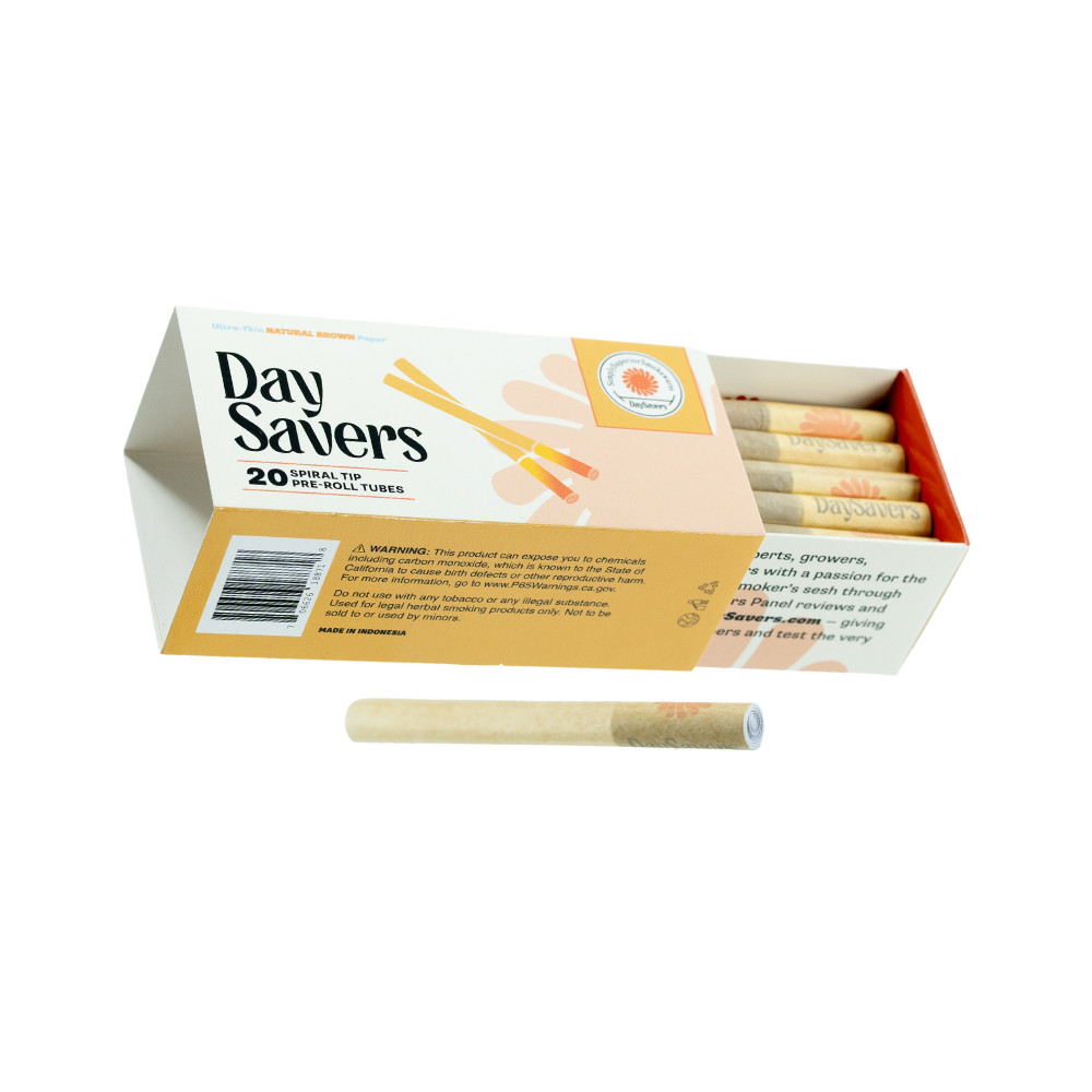 DEVISEWORKS デバデバの実 GOLD 金実&SILVER 銀実 セット DaySavers Natural Brown Half Gram 1 1/4 Artisan Pre Rolled Tubes