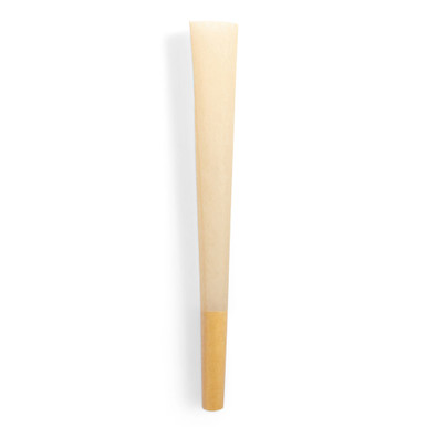 Sharp Long Cone 70mm/21mm Yellow Tip Natural Brown Pre-Rolled Cones [1200 per Case ...