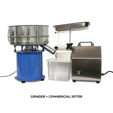 pre roll grinder and commercial sifter
