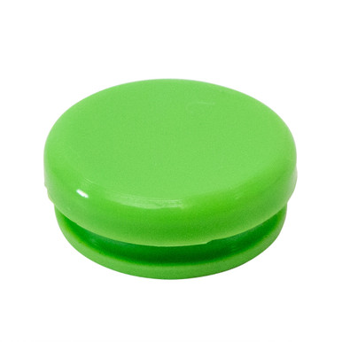 green silicone cap front