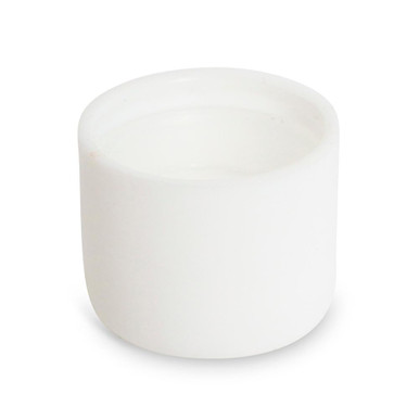22mm Matte White Smooth Child-Resistant Cap [400 per Case] [CAP ONLY]
