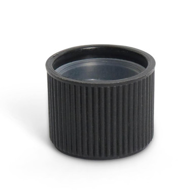 22mm Black Ridged CR Cap [400 per Case] [CAP ONLY]