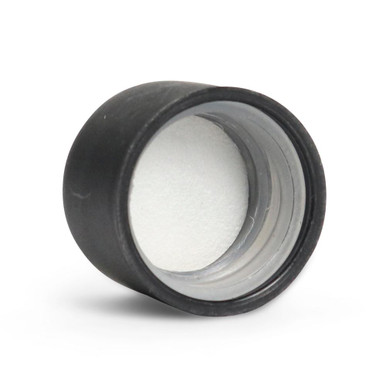22mm Matte Black Smooth CR Cap [400 per Case] [CAP ONLY]