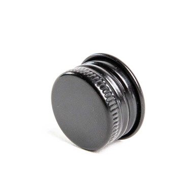 22mm Black Aluminum Non-CR Cap [400 per Case] [CAP ONLY]