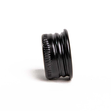 22mm Black Aluminum Non-CR Cap [400 per Case] [CAP ONLY]