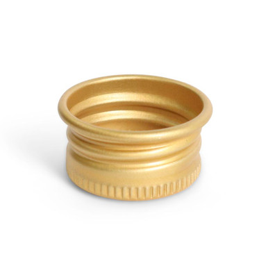 22mm Gold Aluminum Non-CR Cap [400 per Case] [CAP ONLY]